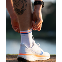 SHYU - Quarter Crew - White - Blue - Orange